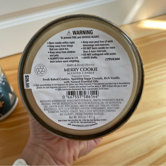 Merry Cookie Bath and Body Works Candles - Picture 5 of 7